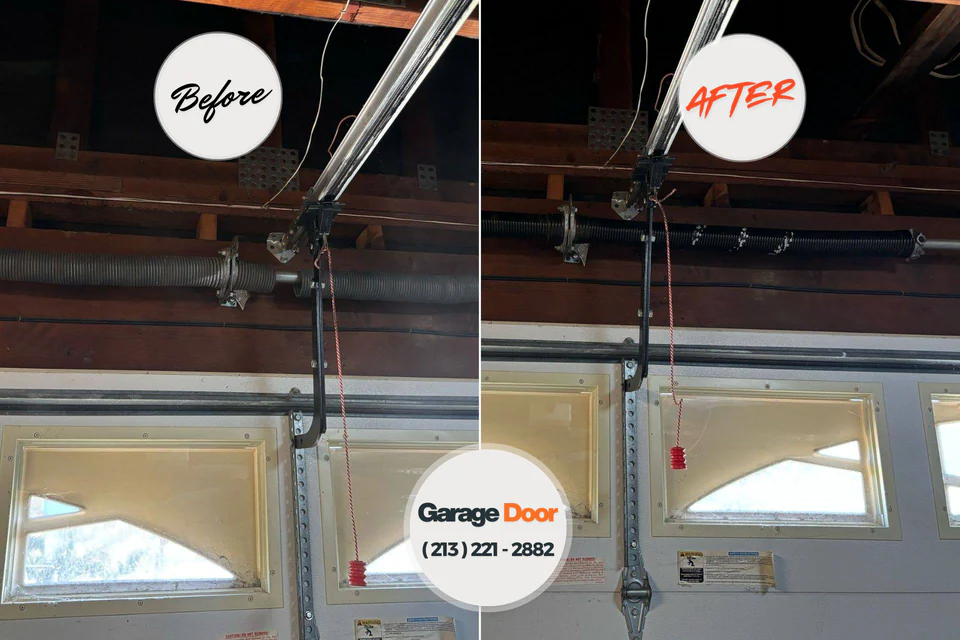Before and after: garage door repair near me Taylorville